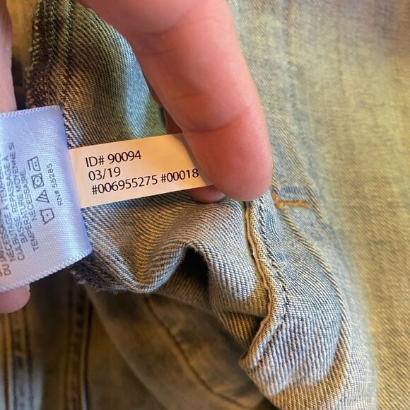 Express light blue denim jacket size M/L - Picture 6 of 15
